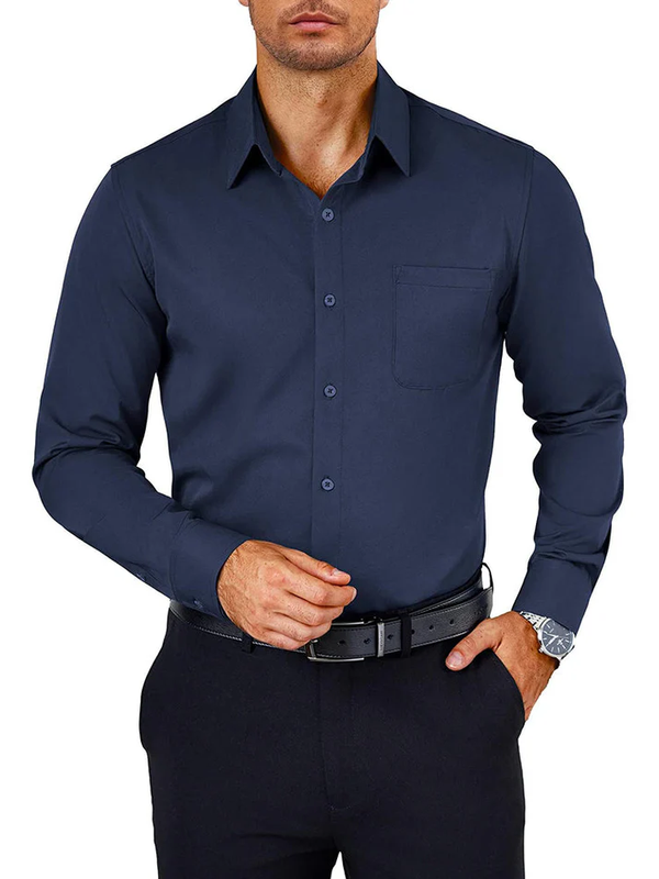 Wrinkle Free Button Down Dress Shirt