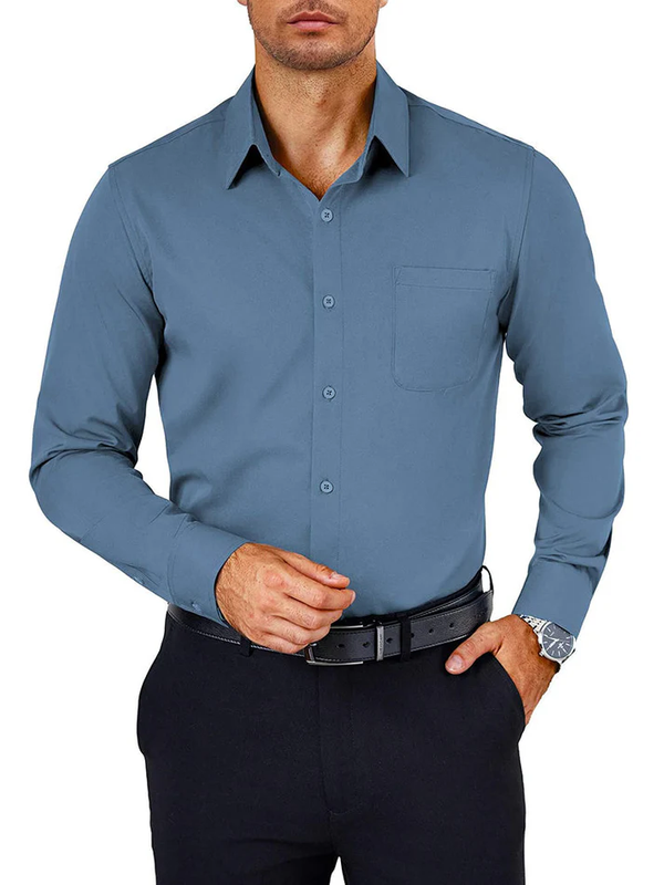 Wrinkle Free Button Down Dress Shirt
