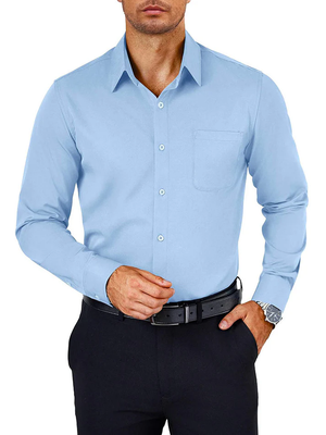 Wrinkle Free Button Down Dress Shirt