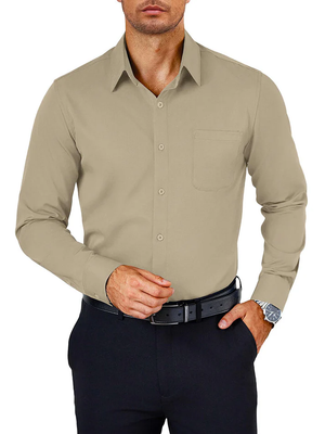 Wrinkle Free Button Down Dress Shirt