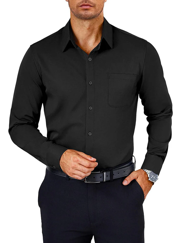 Wrinkle Free Button Down Dress Shirt