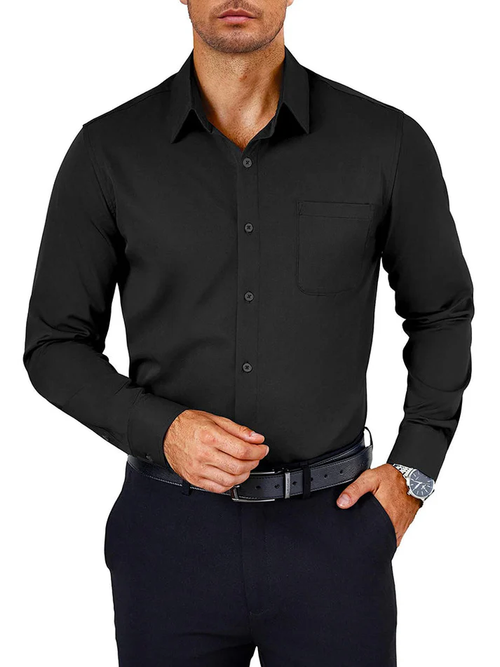 Wrinkle Free Button Down Dress Shirt