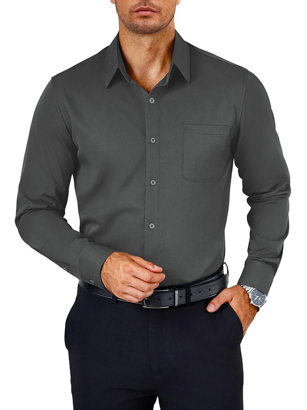 Wrinkle Free Button Down Dress Shirt