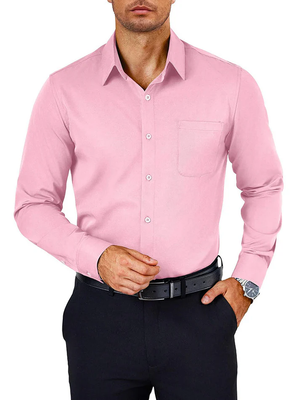 Wrinkle Free Button Down Dress Shirt