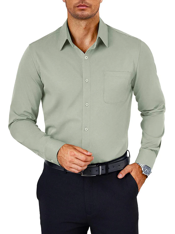 Wrinkle Free Button Down Dress Shirt