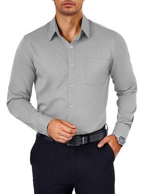 Wrinkle Free Button Down Dress Shirt