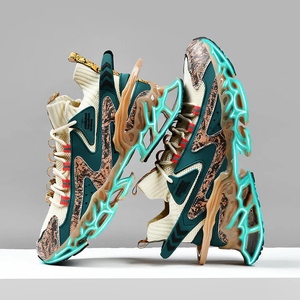 Print Patchwork Sneakers