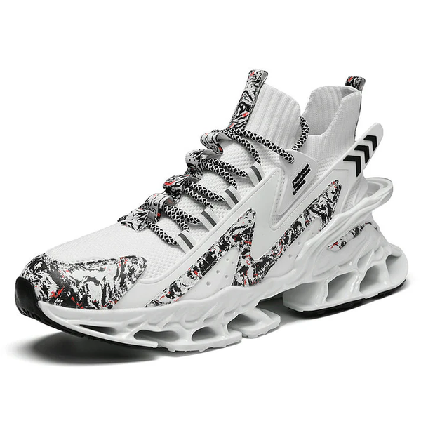 Print Patchwork Sneakers