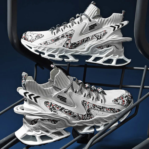 Print Patchwork Sneakers