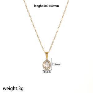 Luxury-Inspired Diamond-Studded Zirconia Necklace