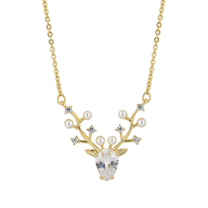 Titanium Steel Micro-Set Zirconia Collar Necklace