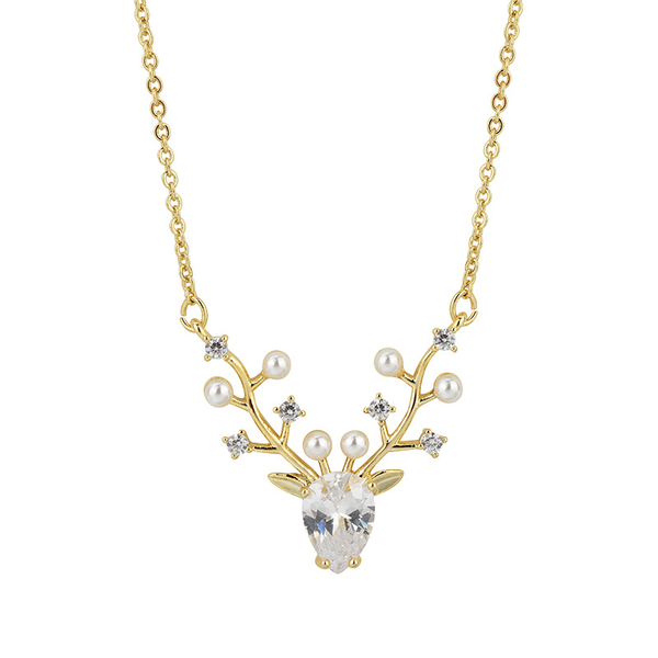 Titanium Steel Micro-Set Zirconia Collar Necklace