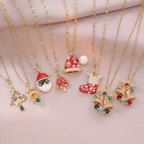 Wish-Granting Christmas Tree Pendant Necklace