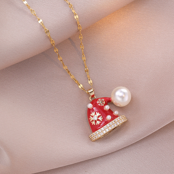 Wish-Granting Christmas Tree Pendant Necklace