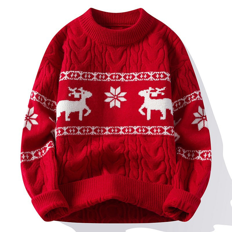 Christmas  Reindeer Pullover Knit Sweaters