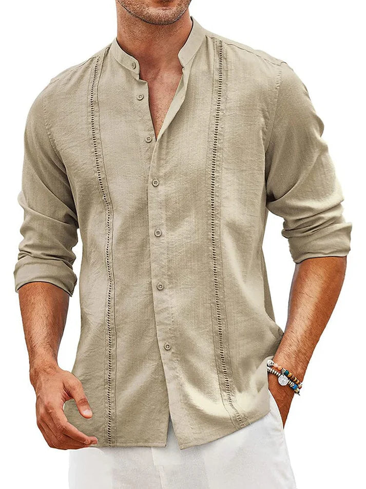 Embroidered Guayabera Linen Shirts