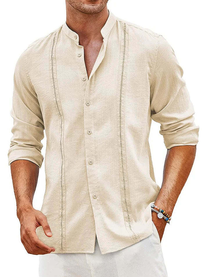 Embroidered Guayabera Linen Shirts