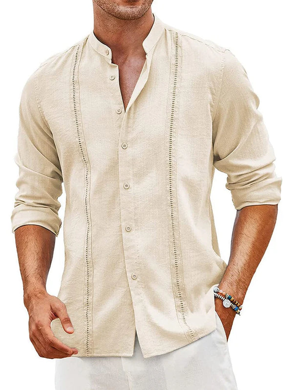 Embroidered Guayabera Linen Shirts