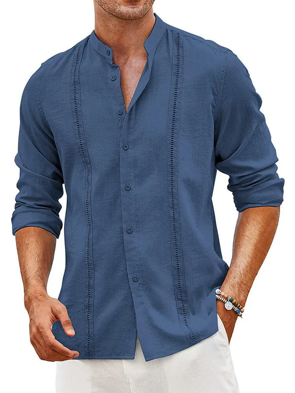 Embroidered Guayabera Linen Shirts