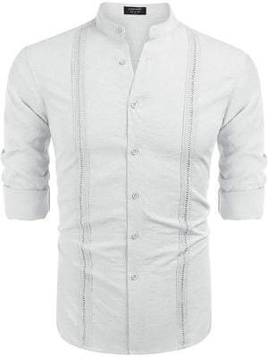 Embroidered Guayabera Linen Shirts