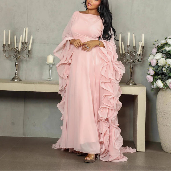 Wide-Swing Puffy Skirt Lace Tulle Dresses