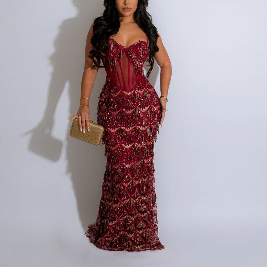 Strapless Waist-Defining Dresses