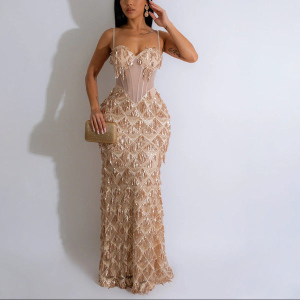 Strapless Waist-Defining Dresses