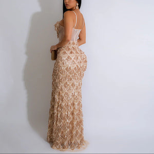 Strapless Waist-Defining Dresses