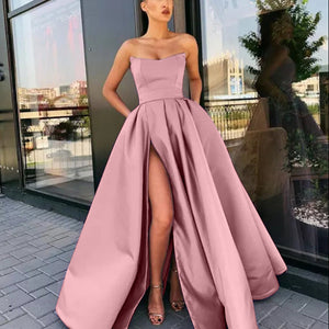 Sleeveless Slit Maxi Dresses