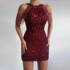 Bodycon Sequin Evening Dresses