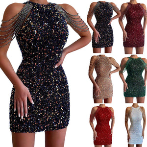 Bodycon Sequin Evening Dresses