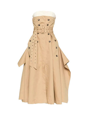 Strapless Trench Dresses
