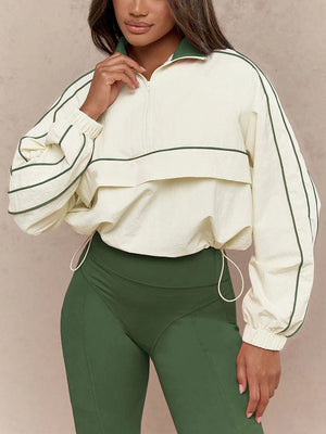 Athletic Jacket Leggings Track Set