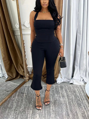 Halter Top Capri Set