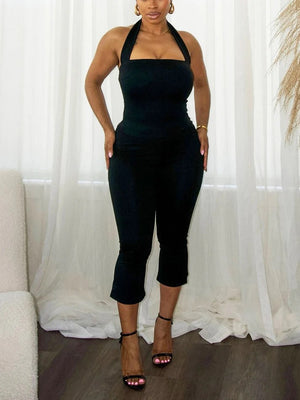 Halter Top Capri Set