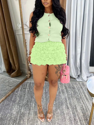 Bloom Floral Skirt Set