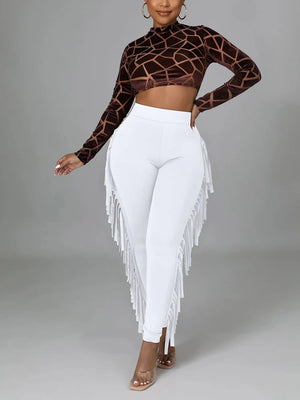 Side Tassel Trousers
