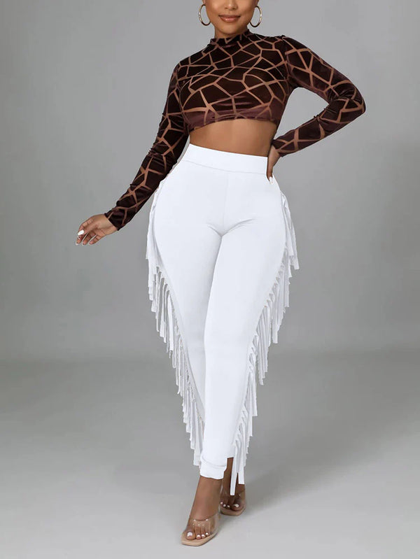 Side Tassel Trousers