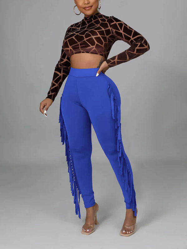 Side Tassel Trousers