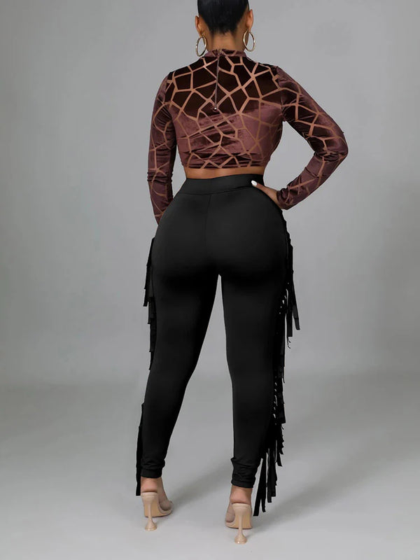 Side Tassel Trousers