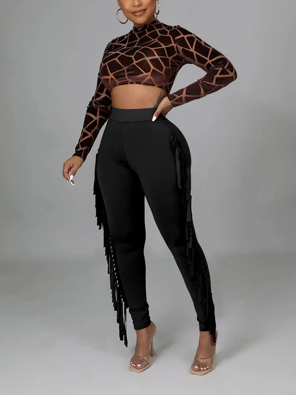 Side Tassel Trousers