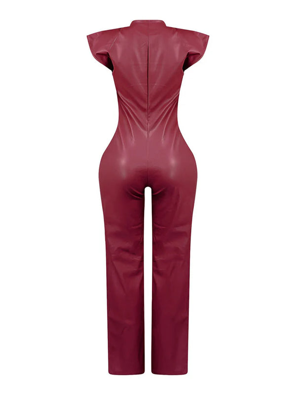 Button Down Jumpsuit