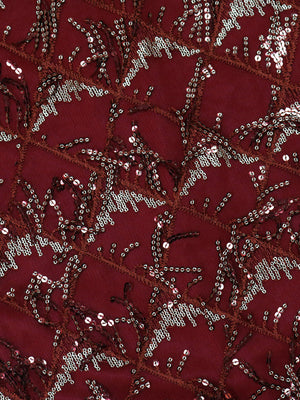 Sequin Fringed Gown Maxi Dresses