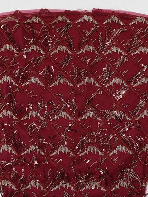 Sequin Fringed Gown Maxi Dresses